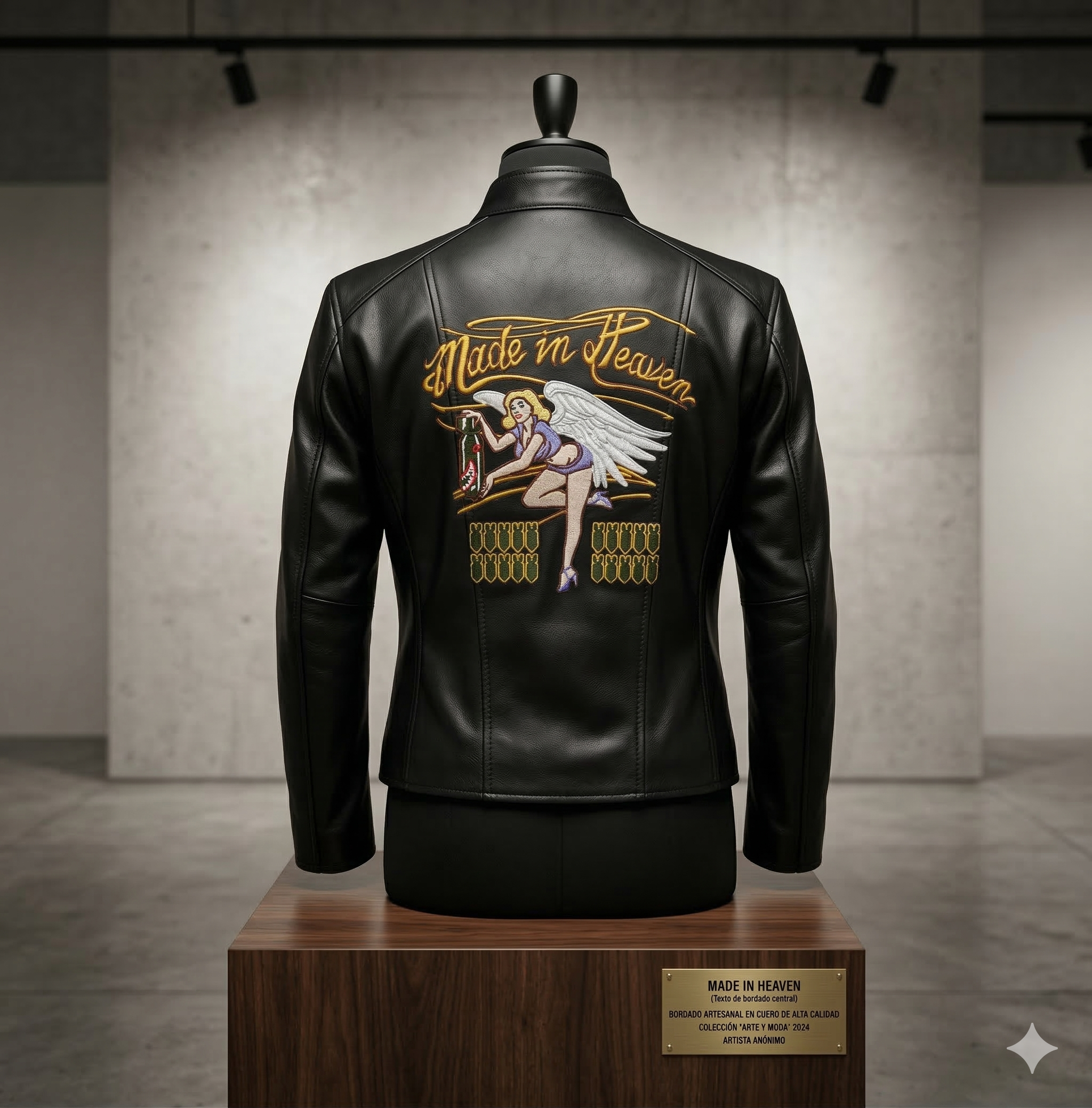 Bordado de alta gama: Arte y exclusividad sobre cuero